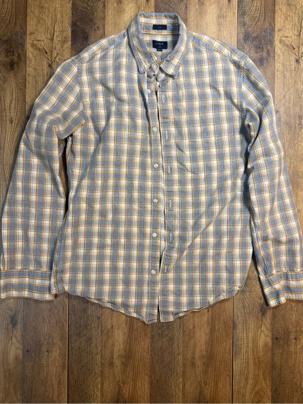J.Crew Plaid Button-Down Shirt Size Medium